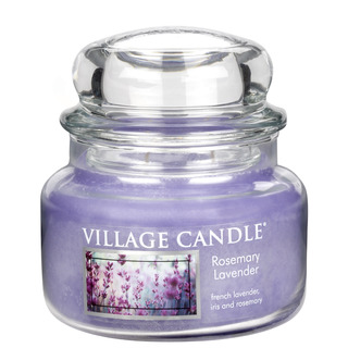Malá vonná sviečka v skle Rosemary Lavender 262g - Rozmarín a levandule