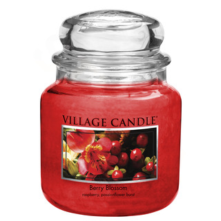 Sviečka strednej vône v Berry Blossom 397G - červené kvety