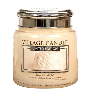 Village Candle Sviečka strednej vône v Dolce Delight 397G - Velvet Pleasure