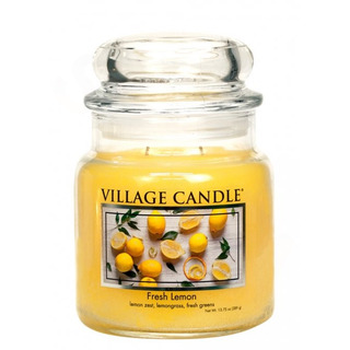 Village Candle Sviečka strednej vône v čerstvej citróne 397G