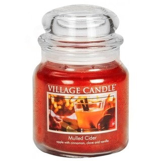 Village Candle Stredne voňavá sviečka v Mulled Cider 397G - Zváracie jablčný mušt