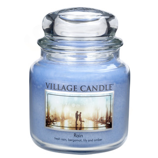 Village Candle Sviečka strednej vône v daždi 397g skla - dážď
