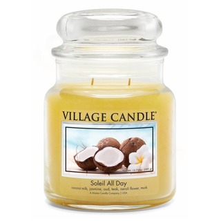 Village Candle Sviečka strednej vône v Soleil Celý deň 397 g - deň na pláži