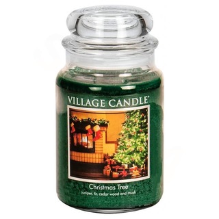 Village Candle Veľká voňavá sviečka na vianočnom strome 645G - vianočný stromček
