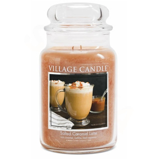 Veľká voňavá sviečka v solenej karamele latte 645g