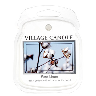Village Candle Voňavý vosk čistý ľan 62g - Čistá bielizeň